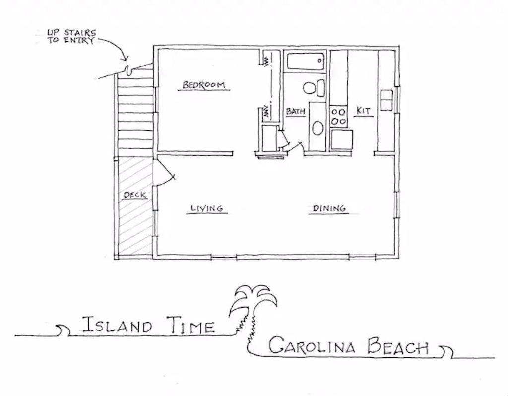 Island Time Villa Carolina Beach Exterior foto